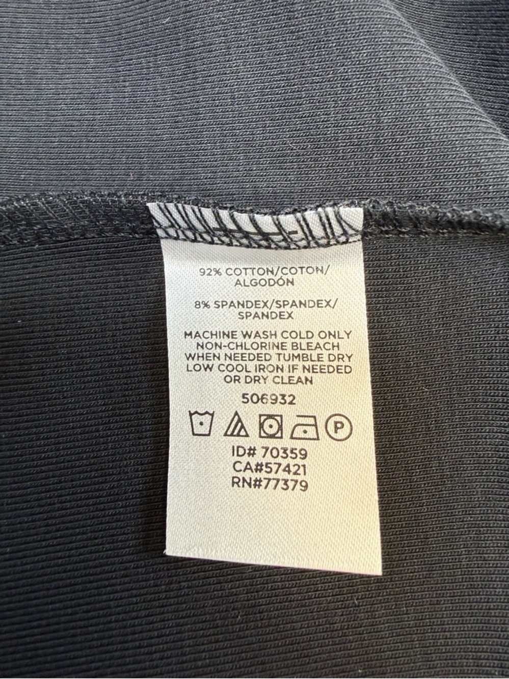 Ann Taylor Black Boat Neck T-shirt Size Small Long Sleeves Pullover Casual NWT - Picture 9 of 10